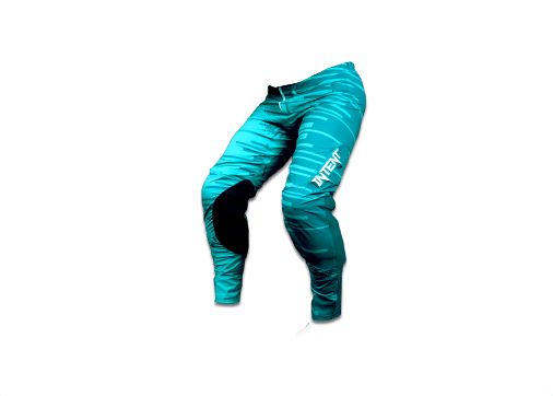 Quake Pants – Front – Teal – Hazel – Final – To Scale